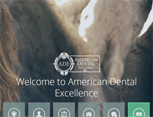 Tablet Screenshot of americandentalexcellence.com